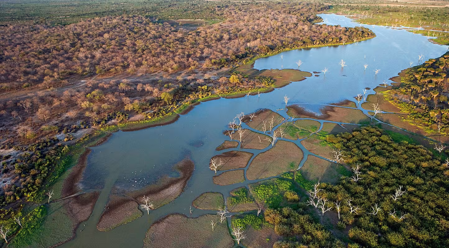 Vue aérienne des paysages tanzaniens Tanzanie